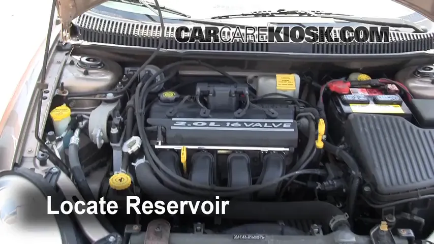 2001 Dodge Neon 2.0L 4 Cyl. Windshield Washer Fluid